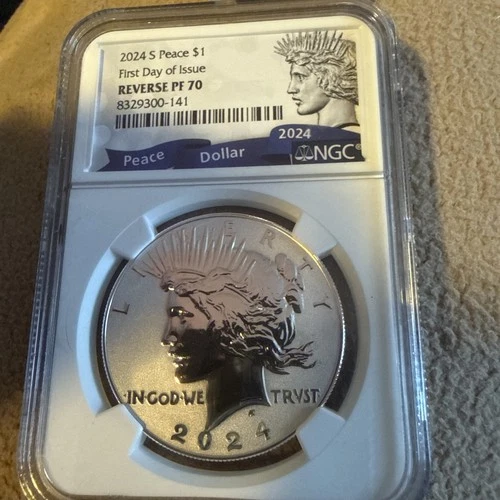 2024-S Peace Dollar (2021-Present) Proof — photo from the most recent tracked eBay sale