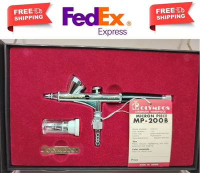 Olympos Airbrush Handpiece MP-200B Micron Piece 0.18mm Nozzle