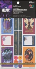Happy Planner Disney Villains 30-Sheet Sticker Set for Planners, Calendars, and 