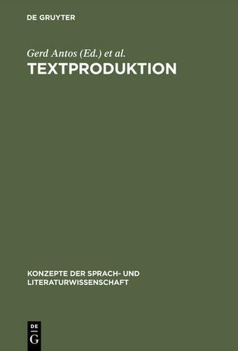 Gerd Antos Textproduktion (Hardback)
