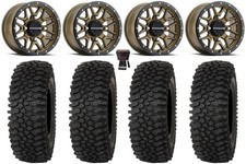 Raceline Krank 15 Wheels Bronze 33 Roctane Stx Tires Kawasaki Mule Pro Fxt Raceline Krank 15 Wheels Bronze 33 Roctane Stx Tires Kawasaki Mule Pro Fxt