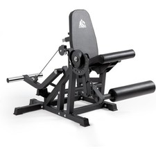 Adjustable Seated Leg Extension and Lying Leg Curl Machine 800lbs Capacity Plate