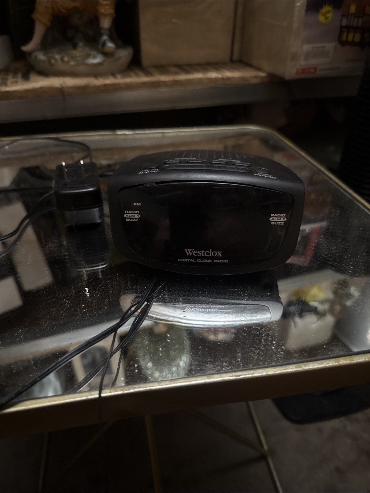 Westclox Digital Alarm Clock Radio Model 80209