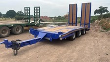 Andover Tri Axle Drawbar Lowloader Plant Beavertail Trailer