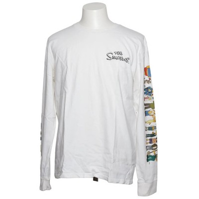 Divided by H&M, Langarmshirt, Größe: L, Weiß/Mehrfarbig, Baumwolle, Print #BYu