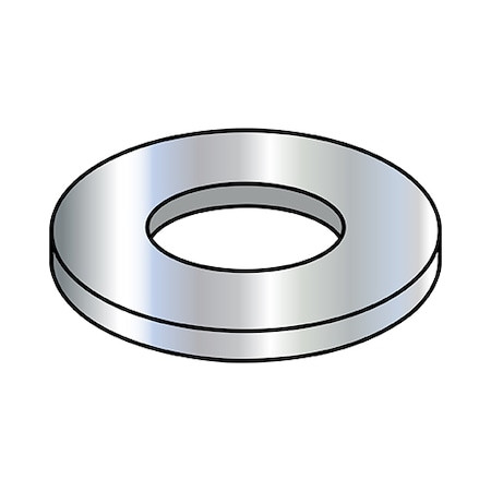 ZORO SELECT 06WM Flat Washer, For Screw Size 6