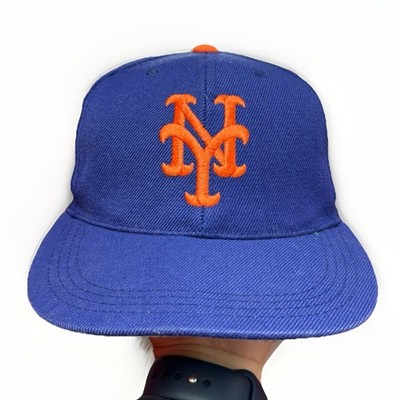 VINTAGE New York Mets Hat Cap Snap Back Sports Specialties Plain Logo Mens 90s