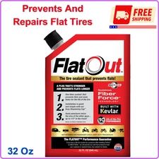 FlatOut Off-Road Tire Sealant - Multi-Purpose, Prevents And Repairs Flat Tires