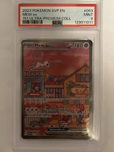 Pokémon Mew ex #053 Sv: Scarlet & Violet Promo Promo Holo PSA 9