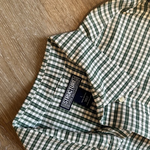 Men’s Authentic Structure Superior Quality Clothing Long Sleeve Button Up Large - Picture 2 of 4