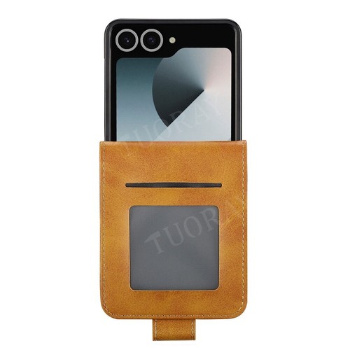 Handy Tasche für Samsung Galaxy Z Flip 6 5 4 3 5G Leder Hülle Wallet Schutz Case - Picture 43 of 69