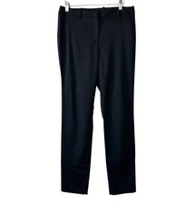 The Kooples Women's Navy Wool Flat Front Slim Fit Dress Pants- Size EU 36/US 4