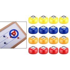 16Pcs Shuffleboard Pucks Set Shuffleboard Table Pucks Adults 4 Colors