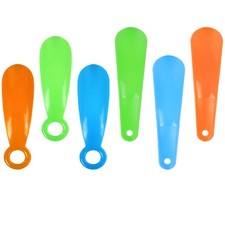 6 Pcs Plastic Shoe Horn Travel Assisted Wearing Small for Seniors