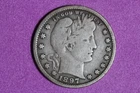 Estate Find 1897 Barber Quarter Dollar #K59493