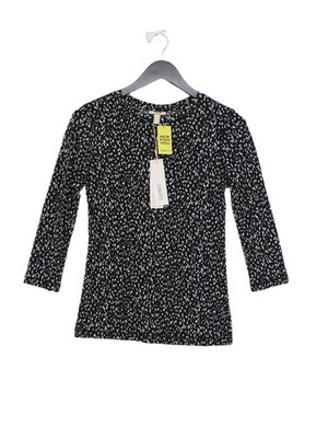 Esprit Damen Top S schwarz Baumwolle mit Lyocell Modal Basic