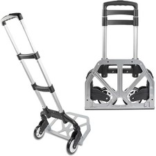 Professional Heavy-Duty 150 Pound lb Capacity Aluminum Folding Hand Truck/L...