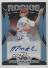 2019 Panini Prizm Rookie Carolina Blue /100 Daniel Ponce de Leon #RA-DP Auto 1h1