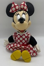 Disney Vintage Minnie Mouse Plush Rubber Face Hands Feet 14