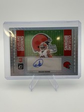 2025 Panini Donruss Optic - Hash Marks Isaiah Bond #HM-IB Silver Prizm (AU, RC)