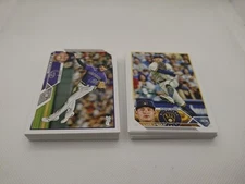 2023 topps baseball S1+2 complete your base set *PYC* #301-645