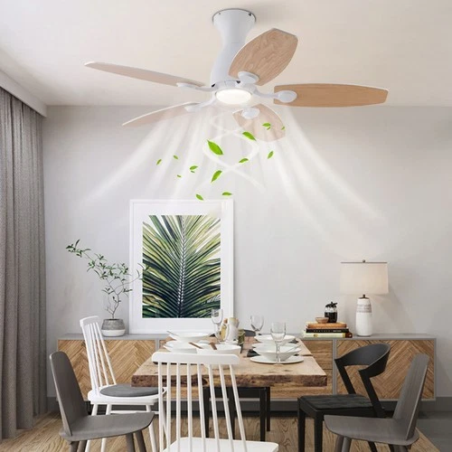 42 in Ceiling Fan Chandelier Ceiling Fan Lamp Ceiling Fans with Lights +Remote - Image 2 of 4