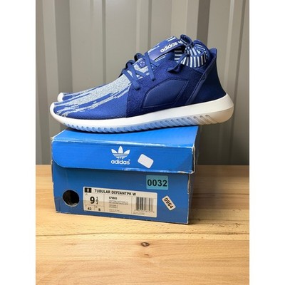 Adidas Tubular Defiant Primeknit S79865 Women s Unity Ink Blue Size 9.5 New!