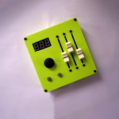 Joystick MIDI CC Controller with XY Control & Pitch Bend   3D Printed Resin MIDI