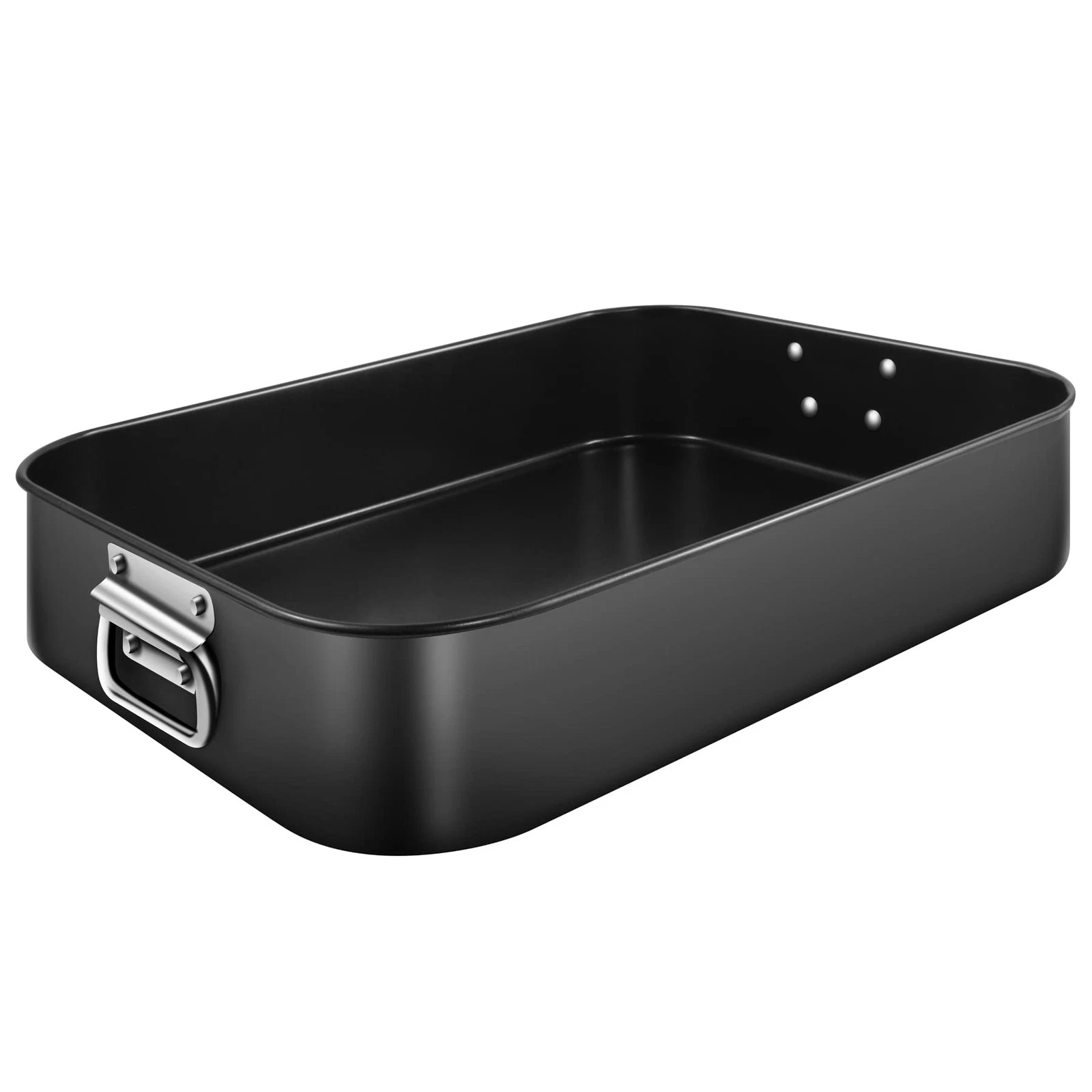 mobzio Lasagna Pan Deep, Baking for Oven, 16x12x3 inches, Black