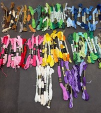 Over 100 Skeins Vintage Embroidery Floss DMC Galaxy JP Coats More