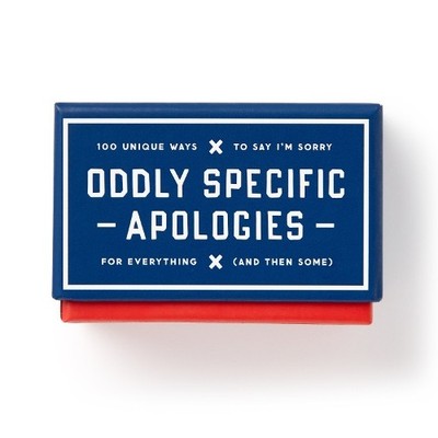 Oddly Specific Apologies by  Brass Monkey - 9780735379350