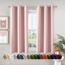 Blackout Curtains for Bedroom Living Room 2 Panels, Thermal Insulated Room