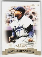 2011 Topps Tier One #39 Roy Campanella BASEBALL Brooklyn Dodgers