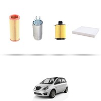 Hoffcar Set Service - 4 Filter FüR Lancia Musa 1.6 Multijet 85Kw Von 2008
