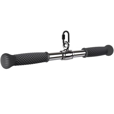 Rotating Straight Bar Cable Machines Attachments for Gym, Pull Down Bar Press...
