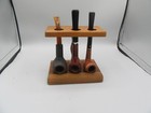 Dunhill Pipe Rest – Holds 3 Pipes with pipes — photo 1