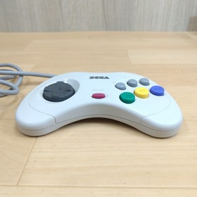 Sega Saturn White Official Controller HSS-0101 & Power Memory Cartride with Box