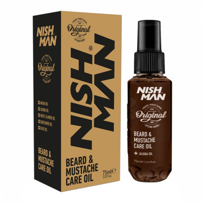 Nishman Beard & Mustache Care Oil - 2.5 fl oz