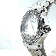 Chopard Happy Sport Quartz 36mm 7 Diamonds/Custom Diamond Bezel 27/8477-3008 4