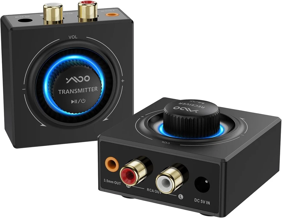 Wireless Audio Transmitter Receiver Kit for TV PC Soundbar 25ms Low Latency - Image 3 of 4