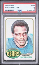 1976 TOPPS #148 WALTER PAYTON PSA 3
