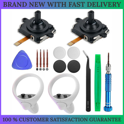 2 Pack Joystick Repair Kit for Oculus Quest 2/3 Controller Analog Stick