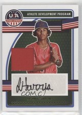 2023 Panini USA Baseball Stars & Stripes Materials Jason Harris Jr Auto 0xl5