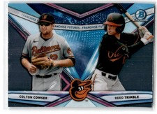 2021 Bowman Draft #FF-5 Colton Cowser / Reed Trimble Franchise Futures Orioles