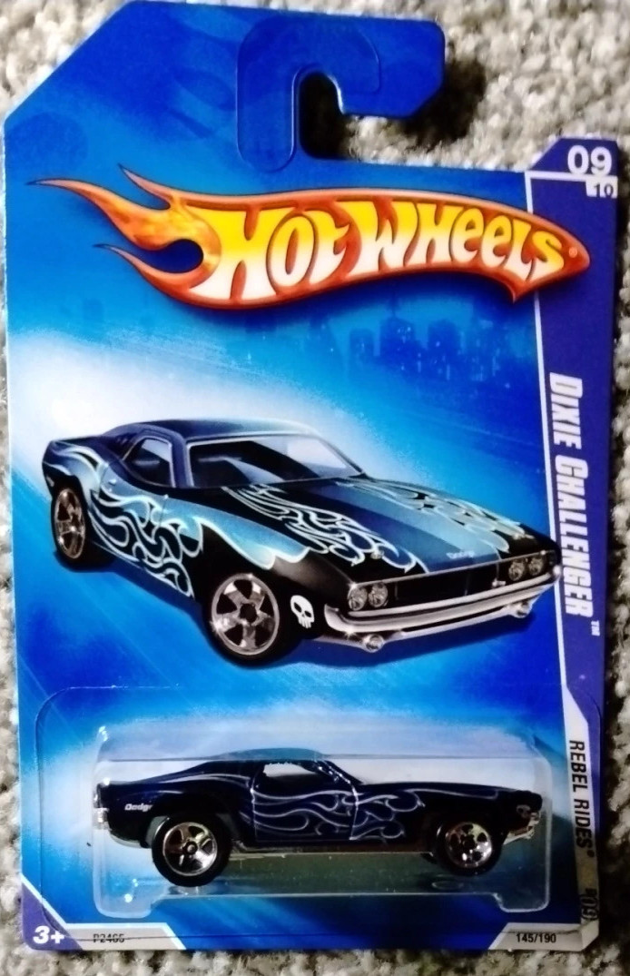 2009 HOT WHEELS REBEL RIDES ~ DIXIE CHALLENGER ~ MOC