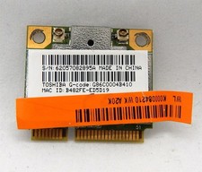 Toshiba G86C0004B410 Wireless mini-PCI Express PCIe card WiFi 802.11 b/g/n