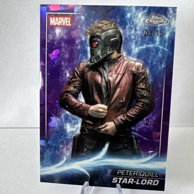 Topps Chrome Saphire Star-Lord Peter Quill Serial #42 15.03.2025 Purple. 
