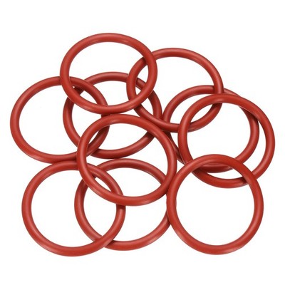 10pcs Silicone O-Ring 31x25x3mm Metric Sealing Gasket for Plumbing, Red