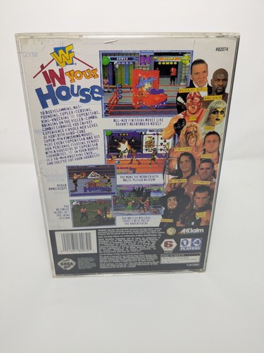 WWF: In Your House (Sega Saturn, 1996) CiB komplett extrem selten getestet WWE - Bild 5 von 5