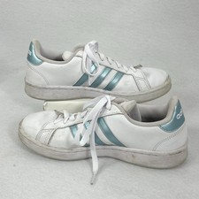 Adidas Grand Court Cloudfoam Leather Sneakers Classic Outdoors Athleisure 7.5